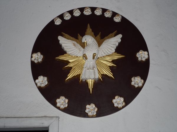 Espirito Santo - Redondo fundo marrom